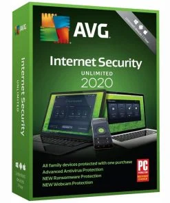 AVG Internet Security 2021 – Unlimited Devices (10 devices) 1 Year