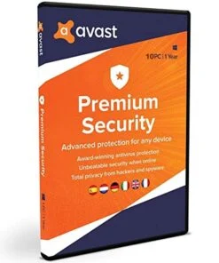Avast Premium Security 10-Device 1-Year