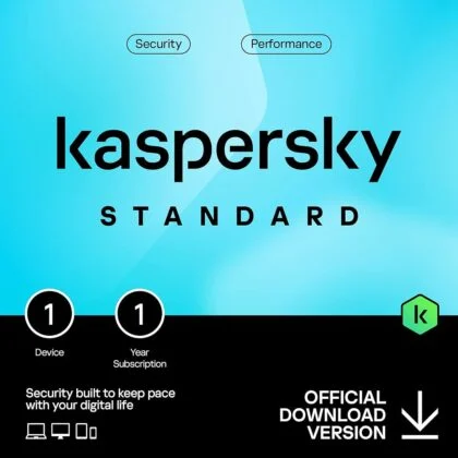 Kaspersky Standard - Ηλεκτρονική Άδεια -1 Χρήστης - 1 Έτος - 2024