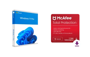 Windows 11 Professional Retail & McAfee Total Protection
