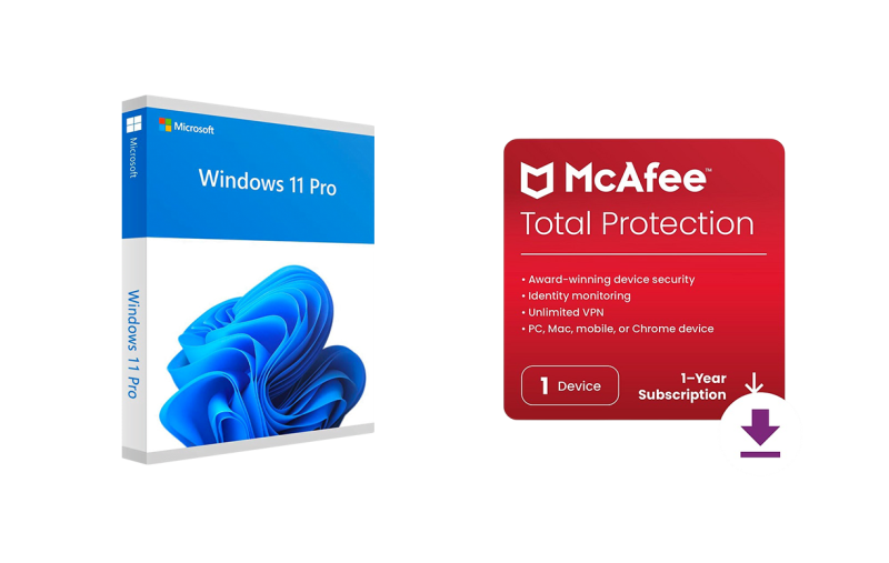 Windows 11 Professional Retail & McAfee Total Protection