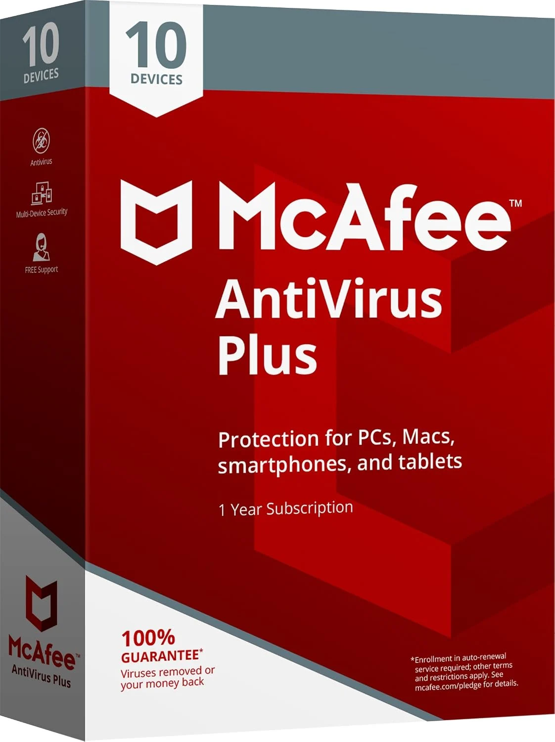Amazon.com: McAfee 2018 AntiVirus Plus - 10 Devices [Old Version]